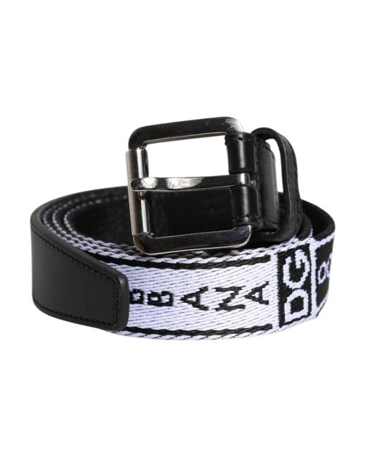 Belts di Dolce & Gabbana in Black da Uomo