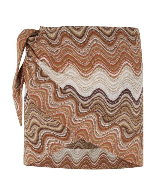 Mc2 Saint Barth Brown Short Skirts