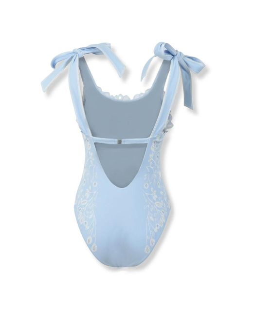 Jonathan Simkhai Blue Swimsuits