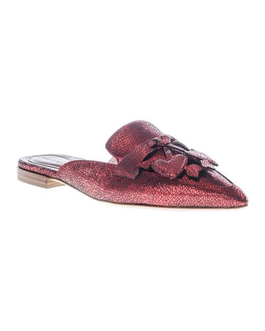 Alberta Ferretti Purple Mules