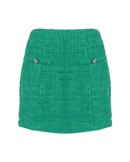 Guess Rokken ,Groen ,Polyester Klassieke Rok in het Green