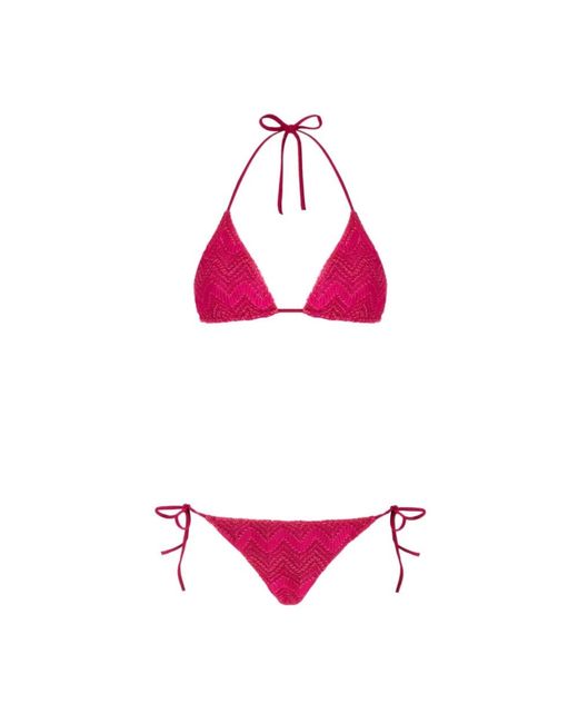 Bikinis Missoni de color Pink