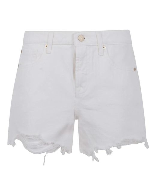Denim Shorts 7 For All Mankind de color White