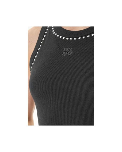 DKNY Black Midi Dresses