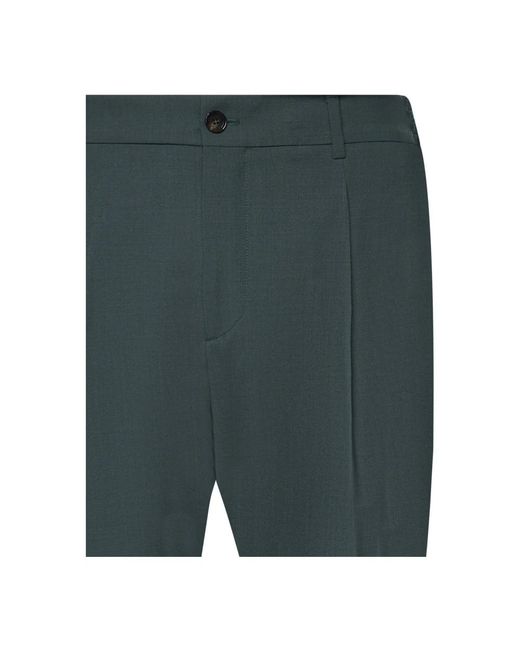 BE ABLE Green Straight Trousers for men