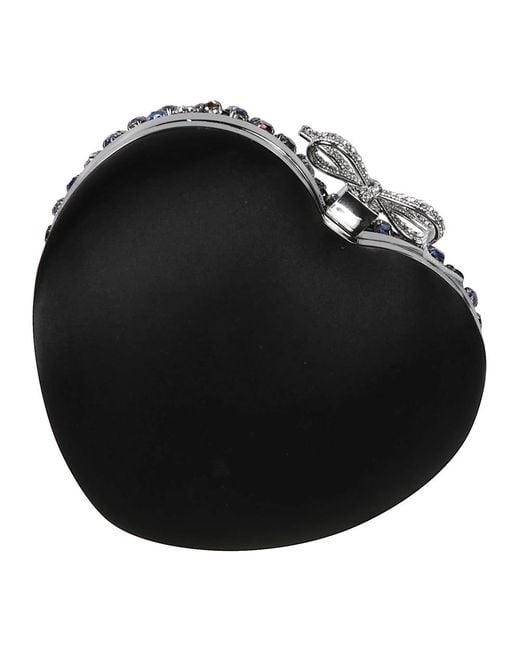 Clutches Self-Portrait de color Black