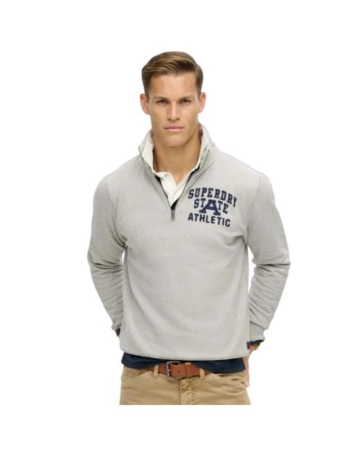Zip-Throughs Superdry pour homme en coloris Gray