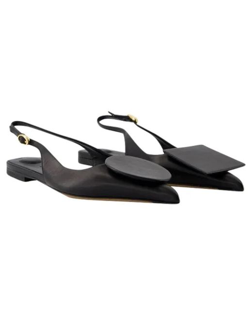 Jacquemus Black Leder heels