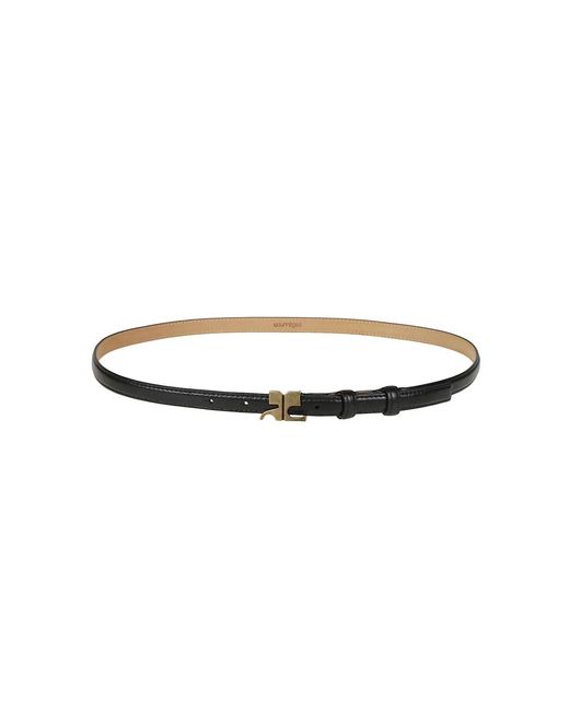 Courreges Black Belts