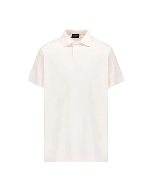 Balenciaga White Polo Shirts for men