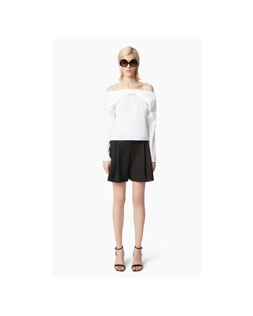 Nina Ricci Long Sleeve Tops in het White