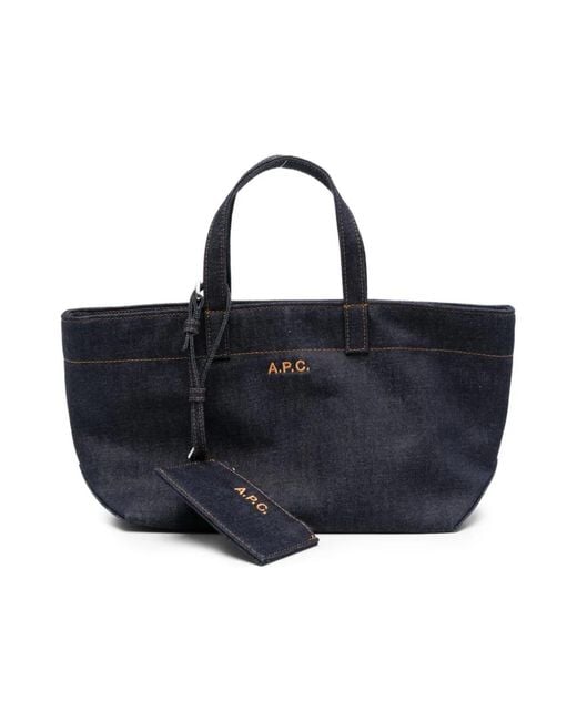 A.P.C. Black Shopping Bags