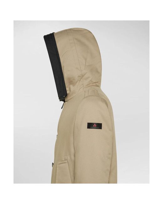 Peuterey Parka Jas Met Natuurlijke Veren Vulling in het Natural voor heren
