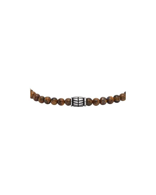 Bracelets Fossil pour homme en coloris Brown
