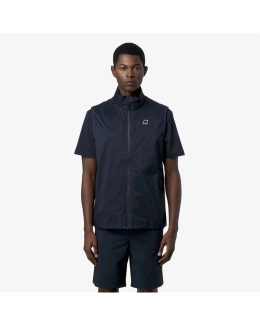 K-Way Blue Waistcoats for men