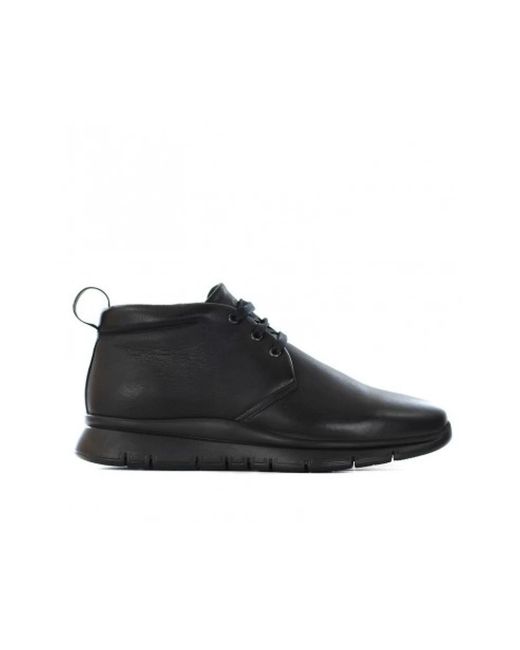 Frau Black Laced Shoes for men