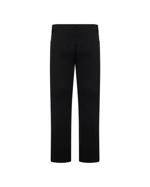 Moschino Black Straight Trousers for men