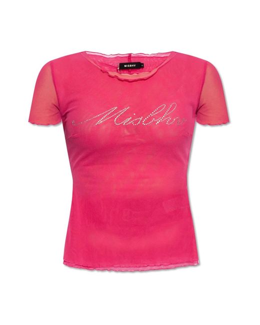 T-Shirts M I S B H V de color Pink