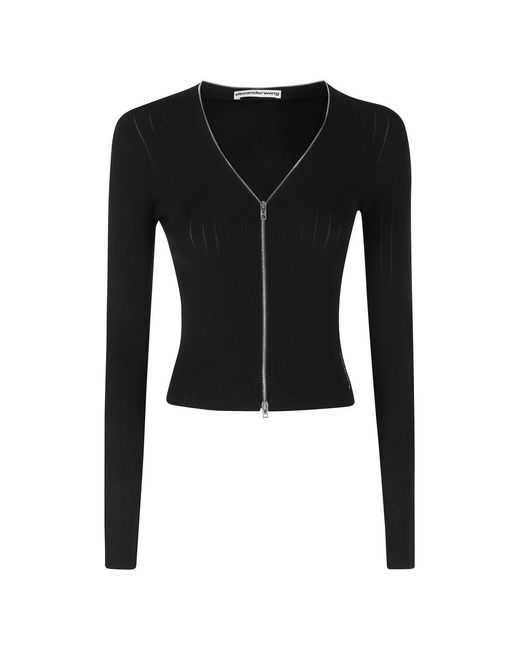 Cardigans Alexander Wang en coloris Black