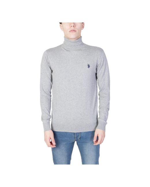 U.S. POLO ASSN. Gray Turtlenecks for men