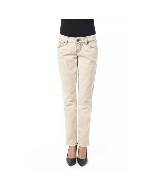 Byblos Natural Slim Fit Baumwolljeans