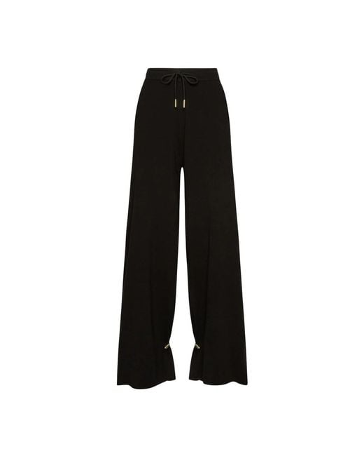 Elena Miro Black Wide Trousers