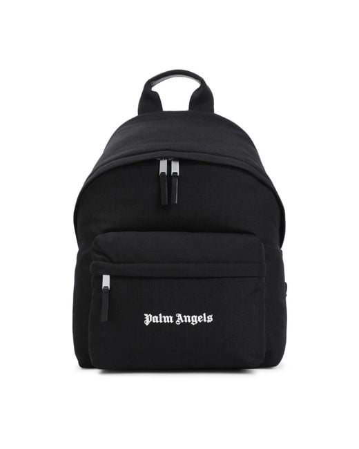 Palm Angels Schwarze bucket bag rucksack aw24 in Black für Herren