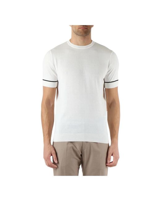 Regular fit maglia in cotone mercerizzato di Antony Morato in White da Uomo