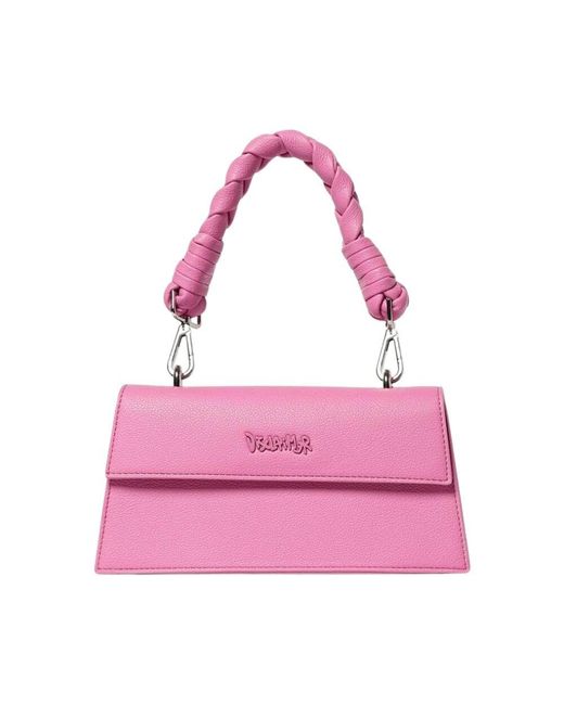 DISCLAIMER Pink Fuchsia Crossbody Schultertasche