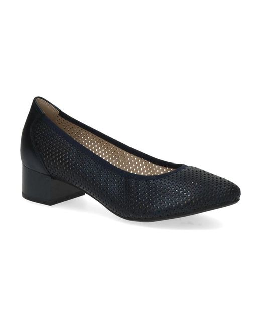 Caprice Blue Pumps