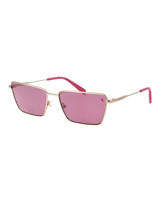Calvin Klein Pink Stylische sonnenbrille ckj22217s