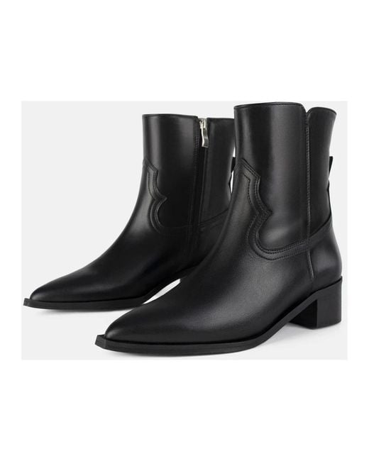 Heeled Boots L37 de color Black