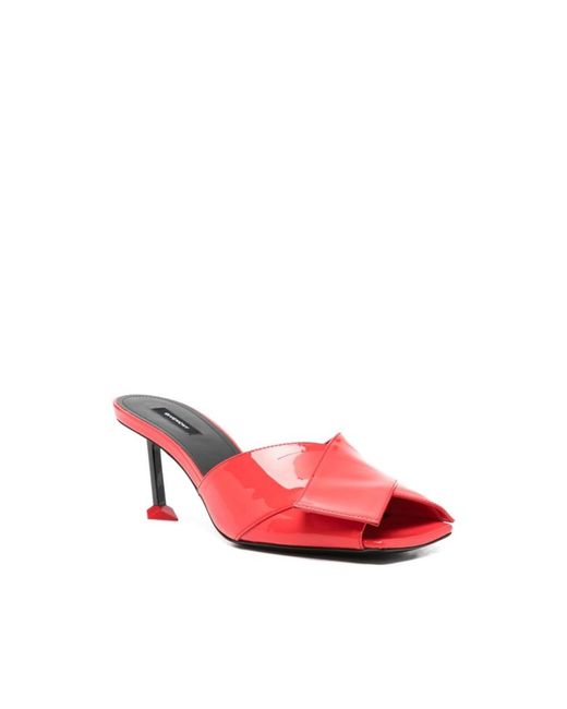 Givenchy Red Boudoir Sandals