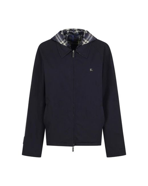 Burberry Blue Light Jackets for men