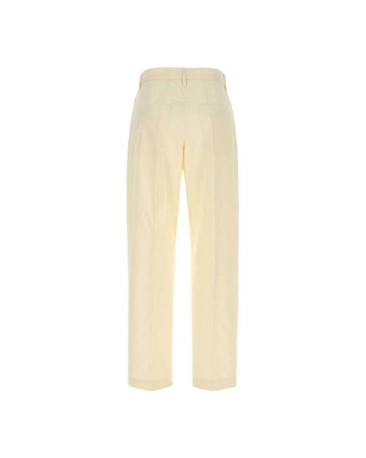 Jil Sander Natural Straight Trousers