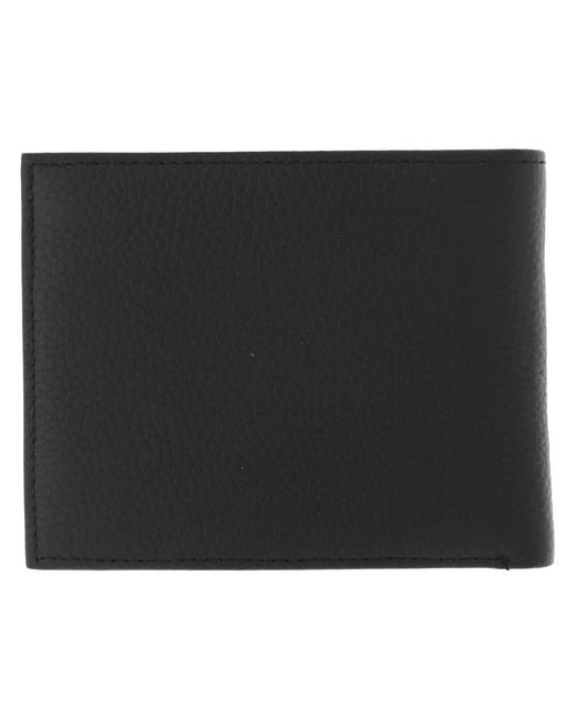 Versace Jeans Couture Schwarze brieftasche beschreibung in Black für Herren