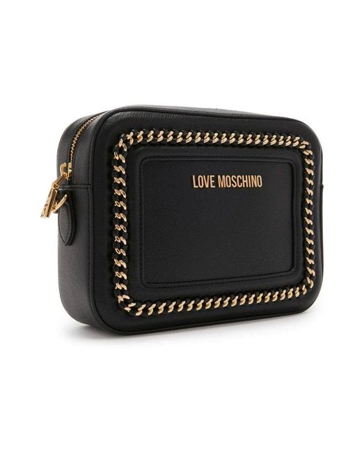 Cross Body Bags di Love Moschino in Black