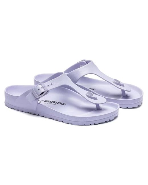 Birkenstock Blue Flip Flops