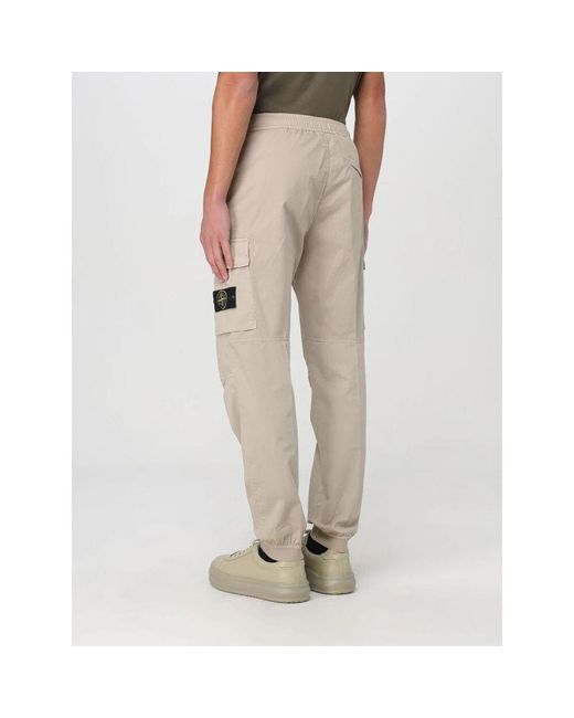 Stone Island Cargohose Mit Lockerer Passform in Natural für Herren