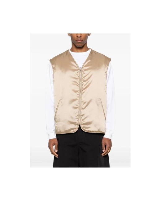 MM6 by Maison Margiela Natural Waistcoats for men