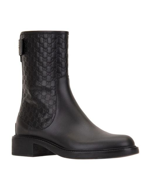 Gucci Black Ankle Boots