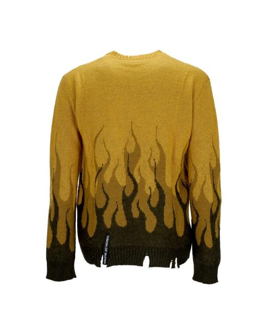 Vision Of Super Green Round-Neck Knitwear for men