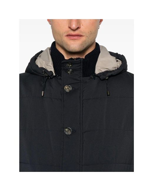 Winter Jackets Barba Napoli pour homme en coloris Black