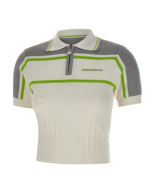 Casablanca Green Polo Shirts