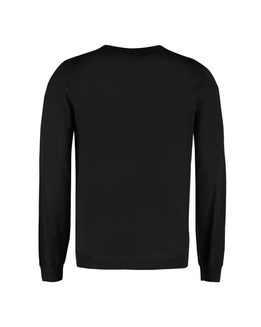 THE (Alphabet) Black Cashmere Knitwear for men