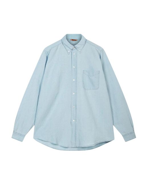 Barena Blue Casual Shirts for men