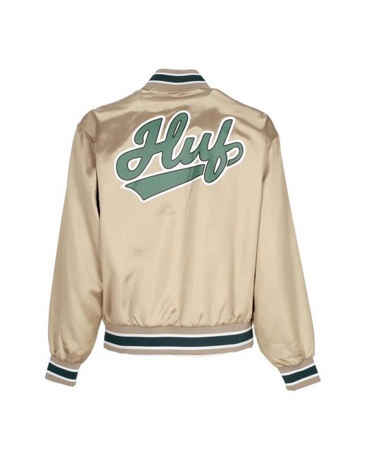 Bomber Jackets Huf de hombre de color Natural