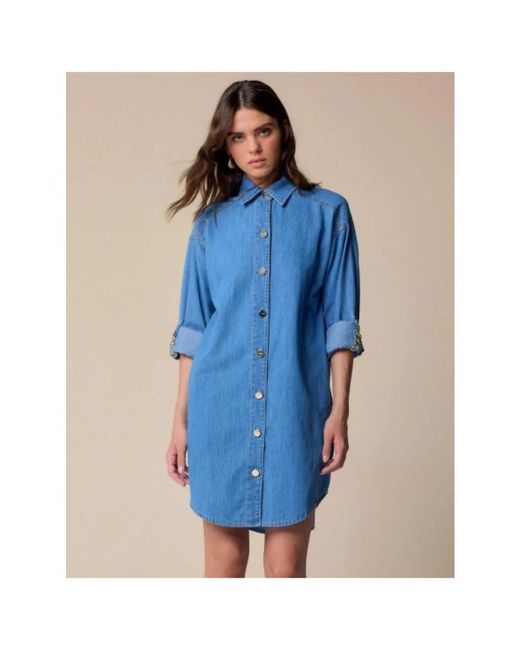 Kocca Blue Shirt Dresses