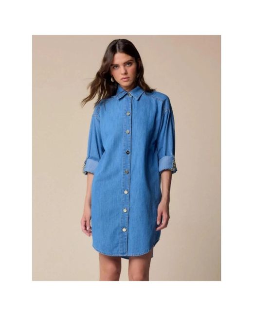 Shirt Dresses Kocca en coloris Blue