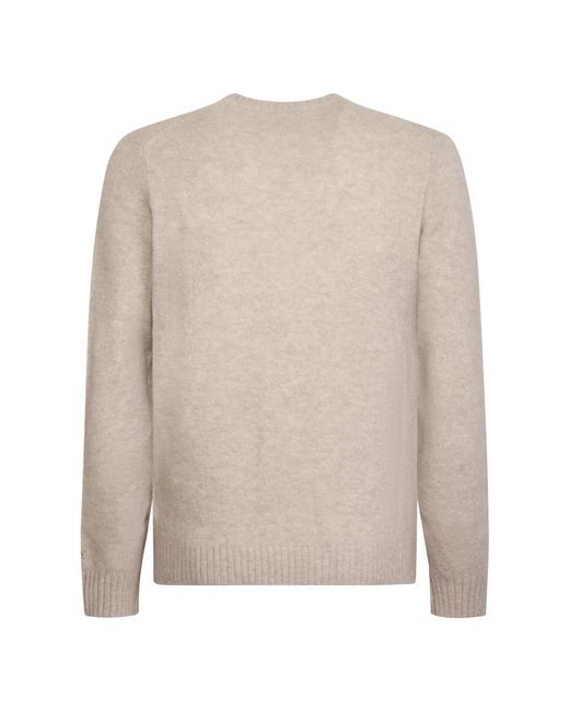 Mc2 Saint Barth Natural Round-Neck Knitwear for men